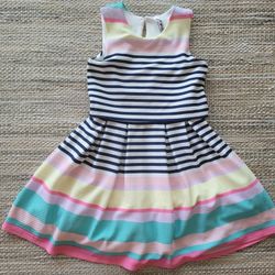 Stylish Striped Girls Dress