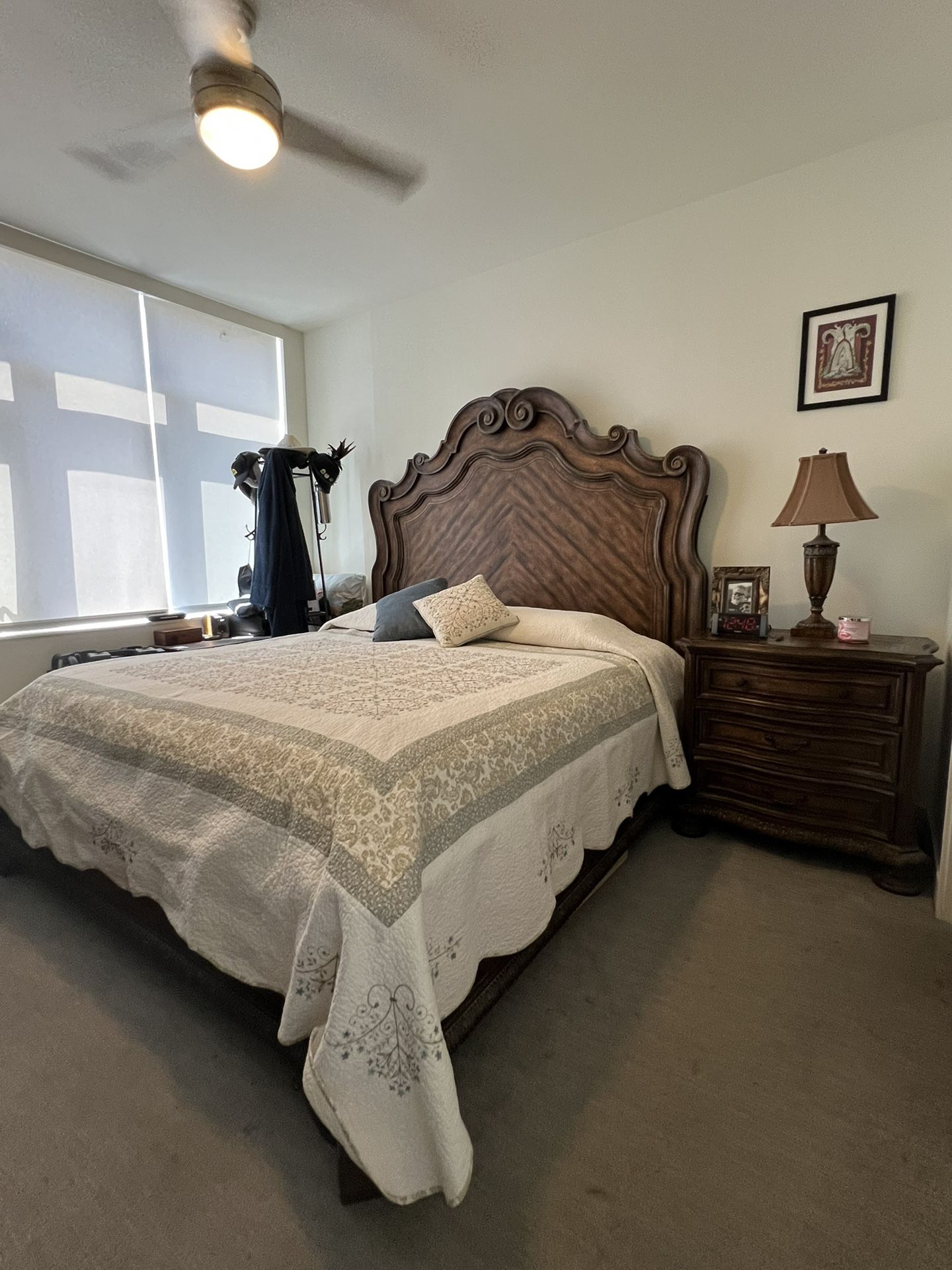 “Pulaski” Complete Solid Wood Bedroom Set