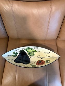 Tiered antica fornace Italian style bowl- 8 inches