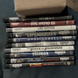4k Blu-ray Lot Of 10 ..update 2-2-2026