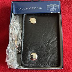 New Men’s Trifold Chain Wallet