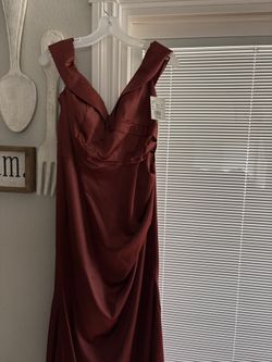 Cinnamon dress from David’s bridal
