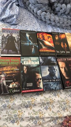 Vintage VHS Movie Collection - 90s classic s– Action, Sci-Fi & Classics – Bruce Willis, Matrix, Gladiator