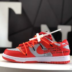Nike Dunk Low Off White University Red 22