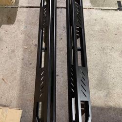 Black Running Boards For 99-06 Chevy silverado / GMC Sierra Crew Cab