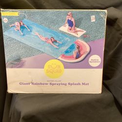 Sun Squad, Giant Rainbow, Spraying Splash Mat.