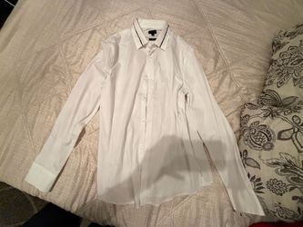 Armani exchange white shirt size MS