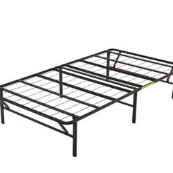 Twin Bedframe, Folds Down, Easy Set Up, No Tools Required