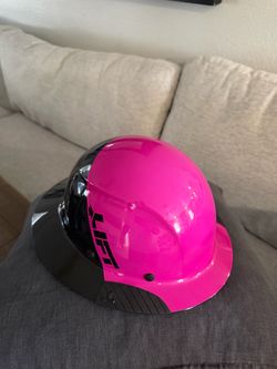 Lift brand pink and black hard hat