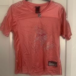 NFL VIKINGS PINK JERSEY