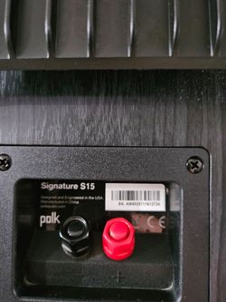 POLK S15 Bookshelf Speaker pair