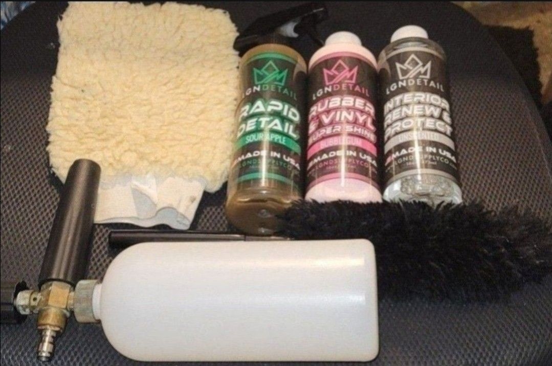 6-piece Car Wash Kit with foam cannon