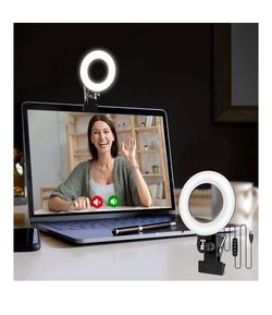 Video Conference Clip on Ring Light