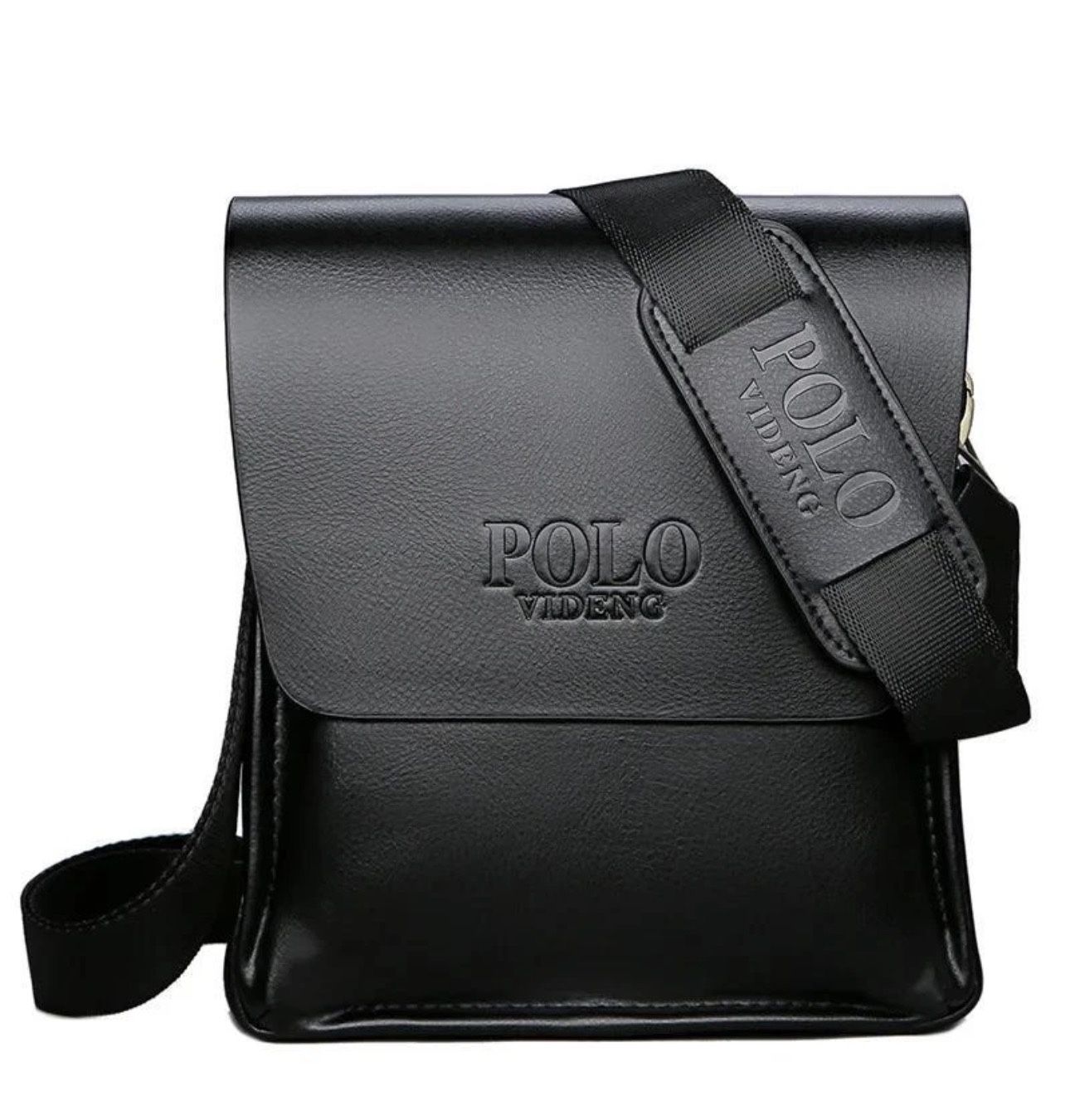 Crossbody Men's Messenger Bag Leather PoloS Handbags Shoulder Travel Bags