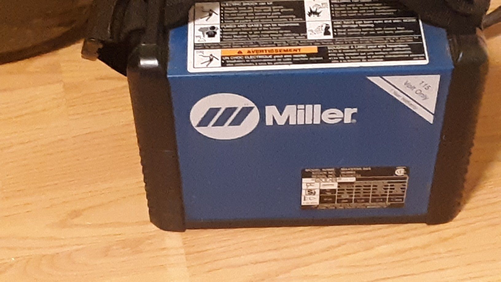 Miller backpack welder