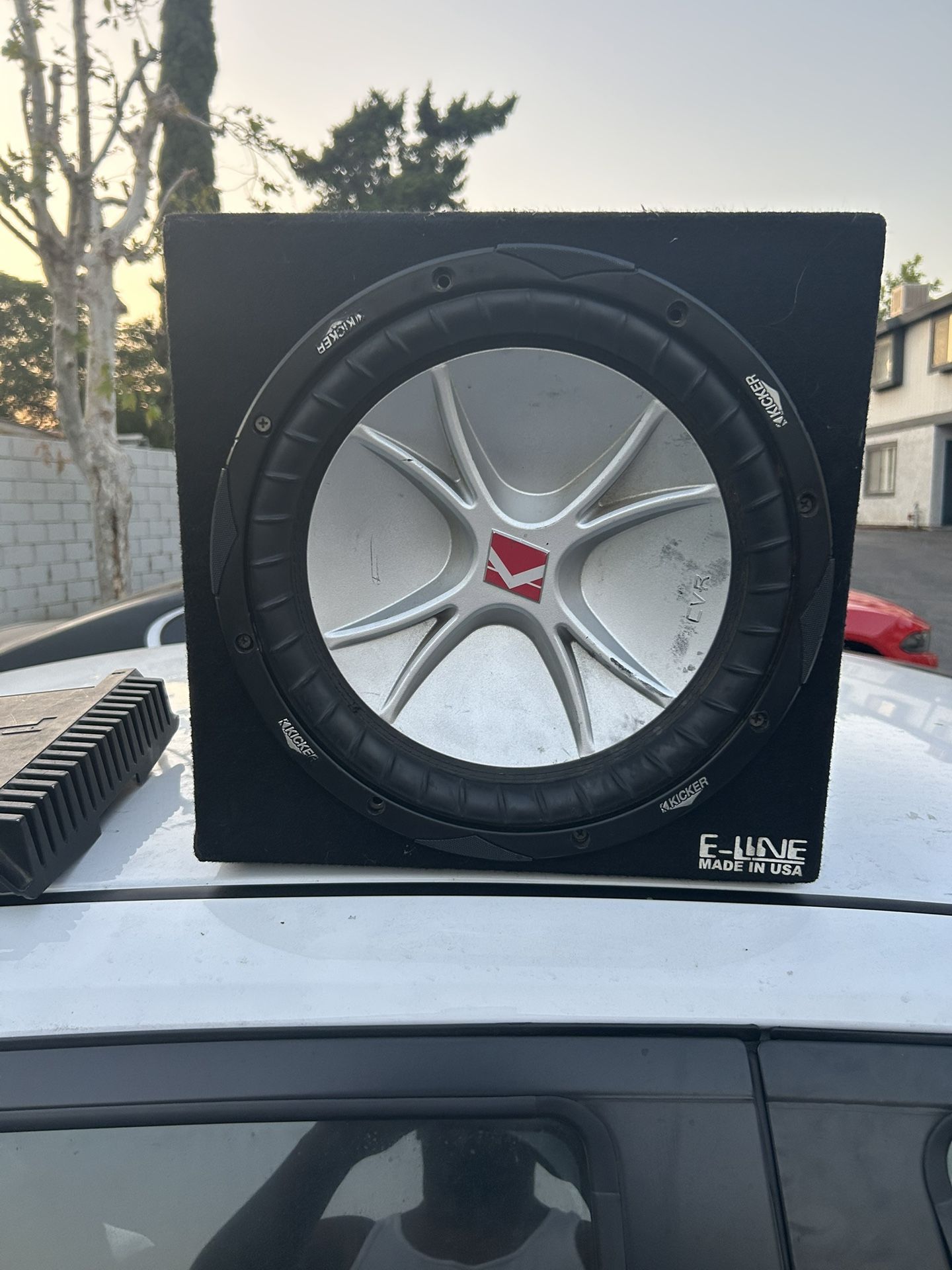 Car Speaker Size 12 Kiker With Amp
