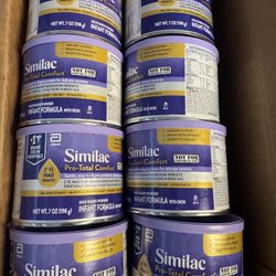 Similac Pro Total Comfort 7.2 Oz Cans Sell Or Trade For Enfamil 12oz Cans 