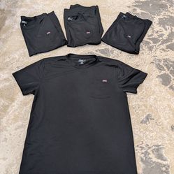 Genuine Dickies Men's Short Sleeve Relaxed Fit Pocket T-Shirt - Black Size L