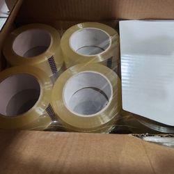 Clear Tape - 2”, 2.0 Mil, 110 Yd - 36 Rolls In A Box. 