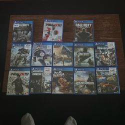 bunch of ps4 games i dont need anymore and need some money