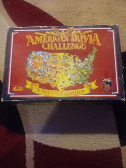 THE GREAT AMERICAN TRIVIA CHALLENGE TENNESSEE EDITION 1985 BY PEPSI & APPLE COMPUTER