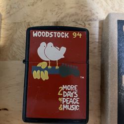 Zippo Woodstock 94 Lighter