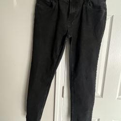 CULTURA Men's Slim Fit Black Denim Jeans - Size 36 x 30