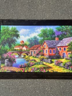 scenic landscapes and jesus portraits