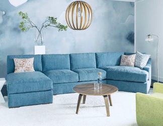 CUSTOMIZABLE SECTIONAL  HIGH END UPHOLSTERY MANY FABRICS TO CHOOSE FROM ALSO CONFIGURATION!! ,    