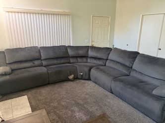 Wide seat sectional sofa