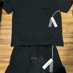 Essentials Fear Of God T-Shirt + Shorts “Stretch Limo” Color