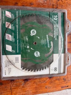 Metabo HPT VPR series 10-in 60 -Tooth Fine Finish Carbide Miter saw blade Individual NEW