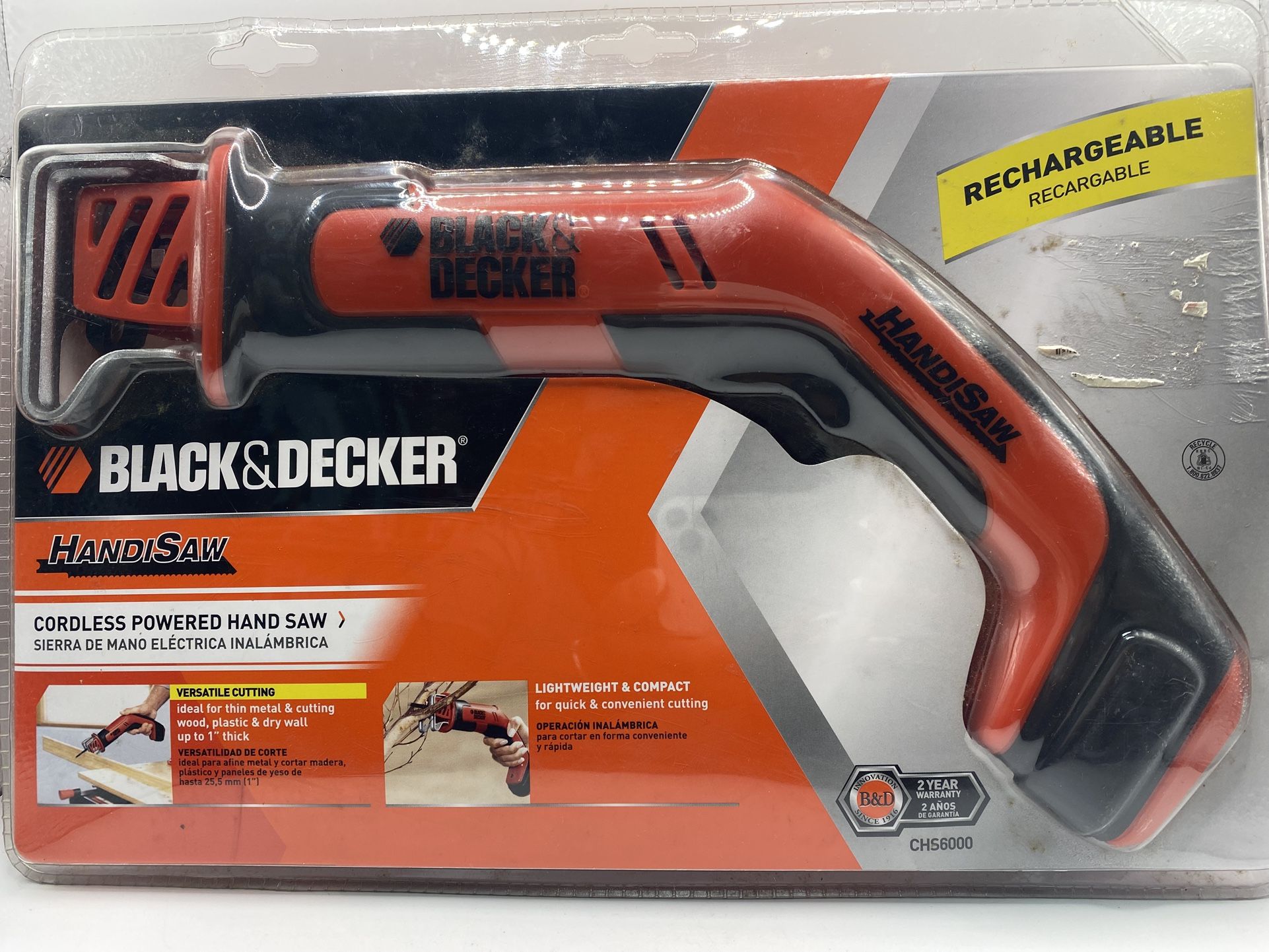 Handisaw Cordless Powered Hand Saw new Black & Decker