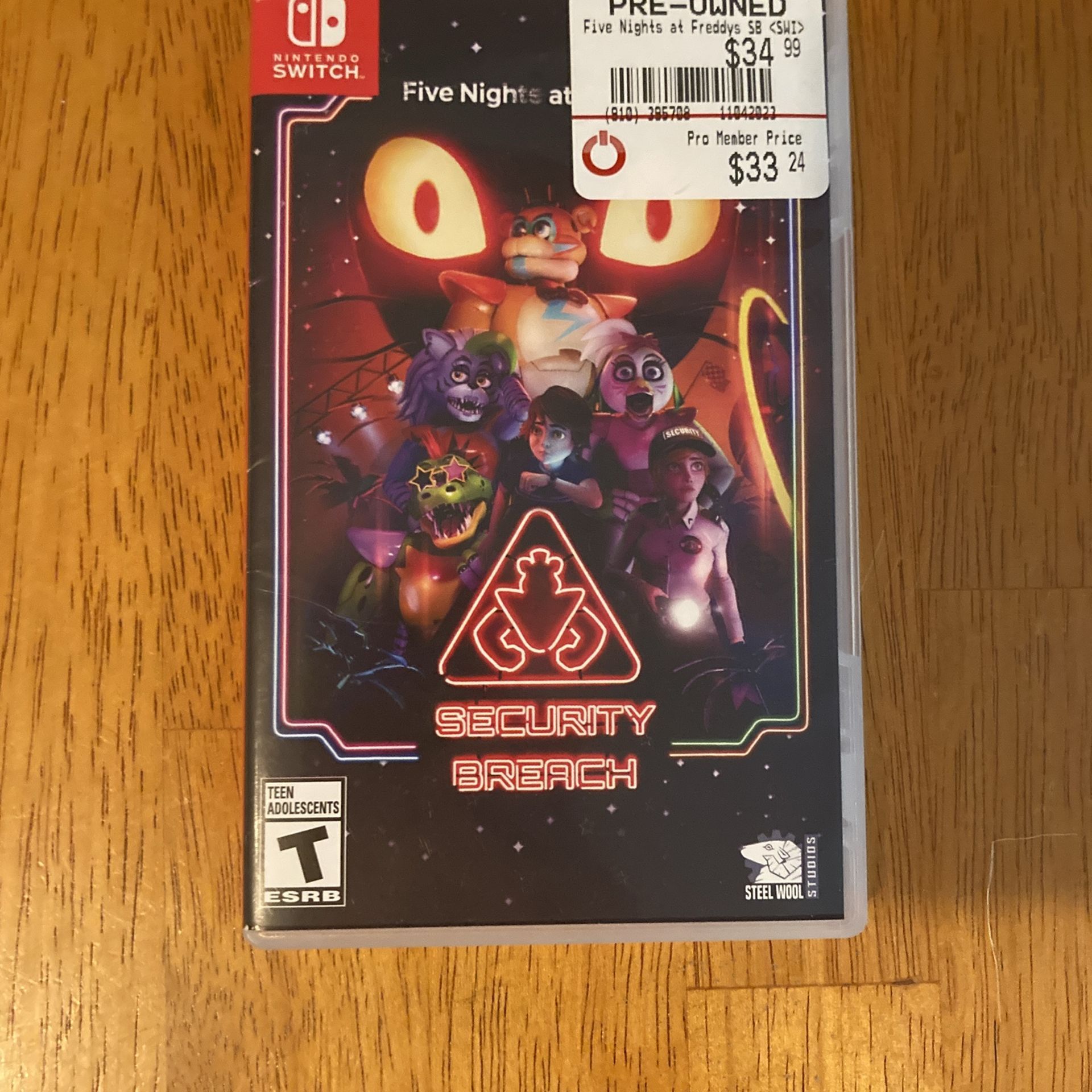 Nintendo Switch: Five Nights At Freddy’s Security Breach