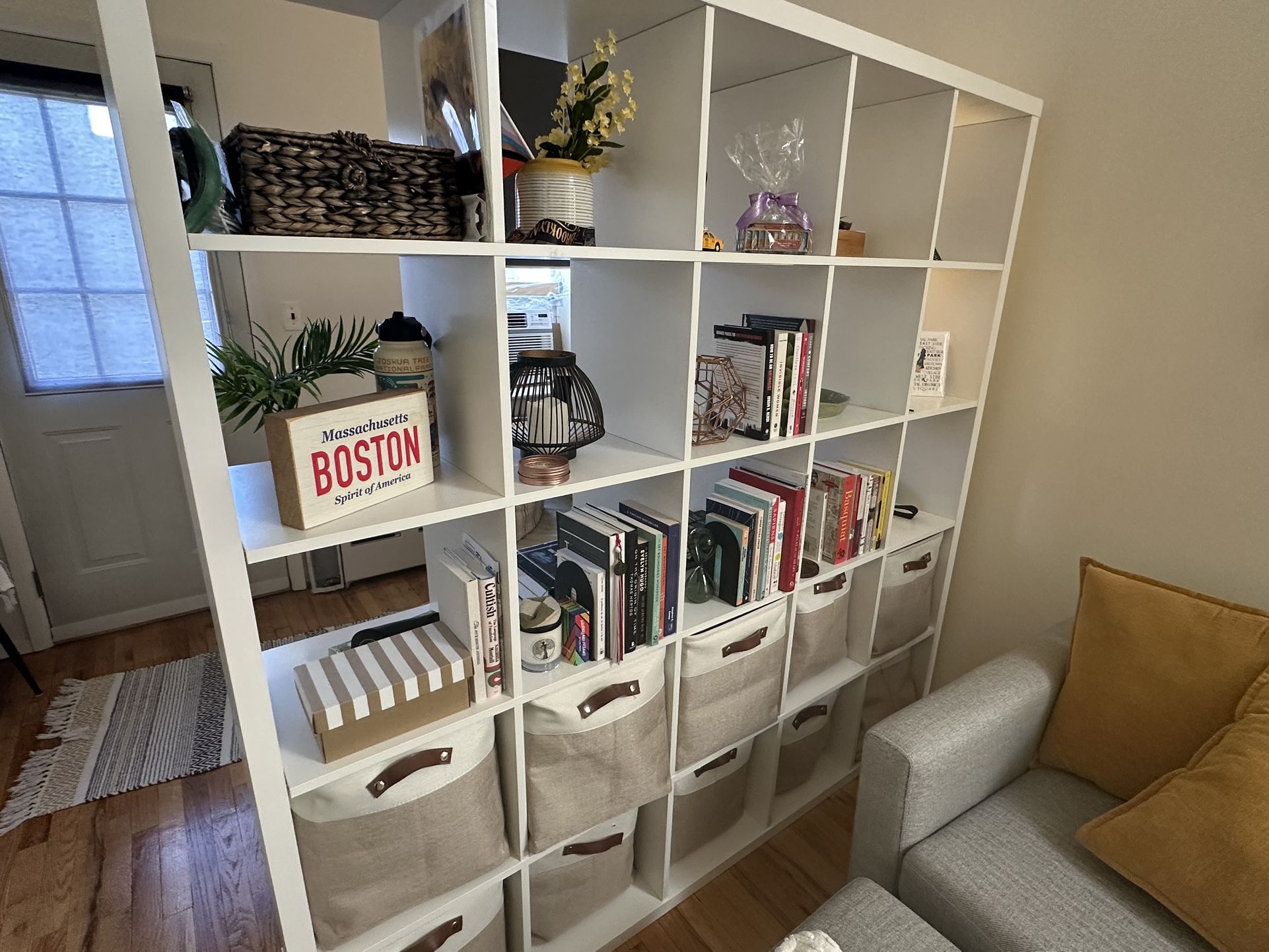 Ikea Kallax Shelf (Bins Included)