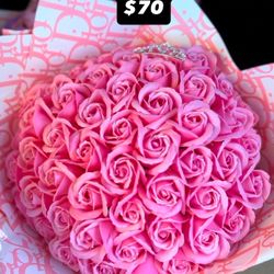 Eternal Roses Flores Bouquet Ramo Buchón Valentines 