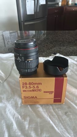 Sigma 28-80mm F3.5-5.6 Mini Zoom Macro Lens