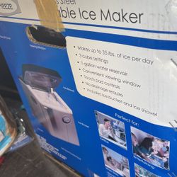 Big Ice Maker Too Big For Us Used Once 