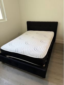 Bed frame and mattress