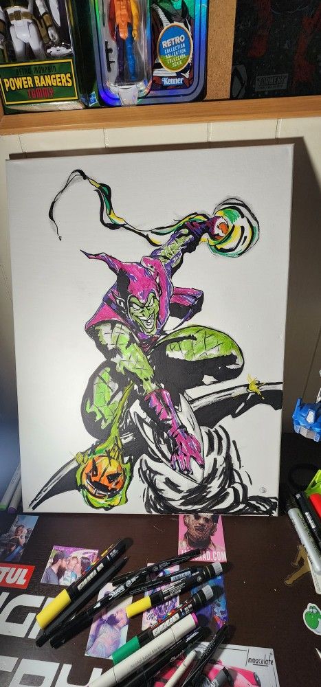 18x24 Canvas Green Goblin