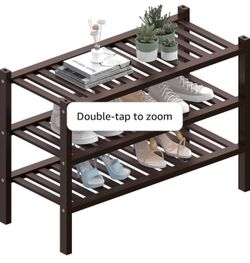 Bamboo Shoe Rack 