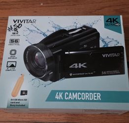 New Vivitar 4K camcorder