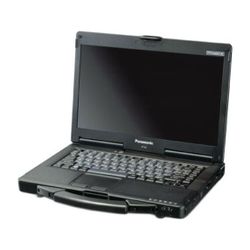 Panasonic Toughbook CF-53 14" Rugged Laptop i3-2310M 2GB RAM 320GB HDD Win 7 Pro Black