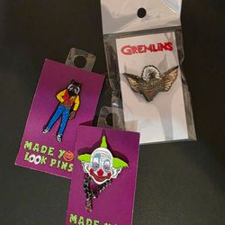 Horror pin collection