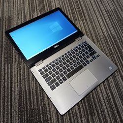 Dell Touchscreen 14" 2 in 1 Laptop/Tablet  Intel Core i5 CPU 16 GB RAM 256 GB SSD 1080P LCD Webcam HDMI Wi-Fi Bluetooth USB C Port Windows 10