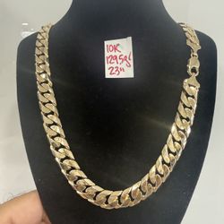 10K Solid Gold Chain 129.5Gr 23 Inches Long