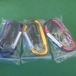 174ct Carabiners W/ Keychain Lanyards Brand New