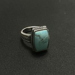 Silver Turquoise Ring 