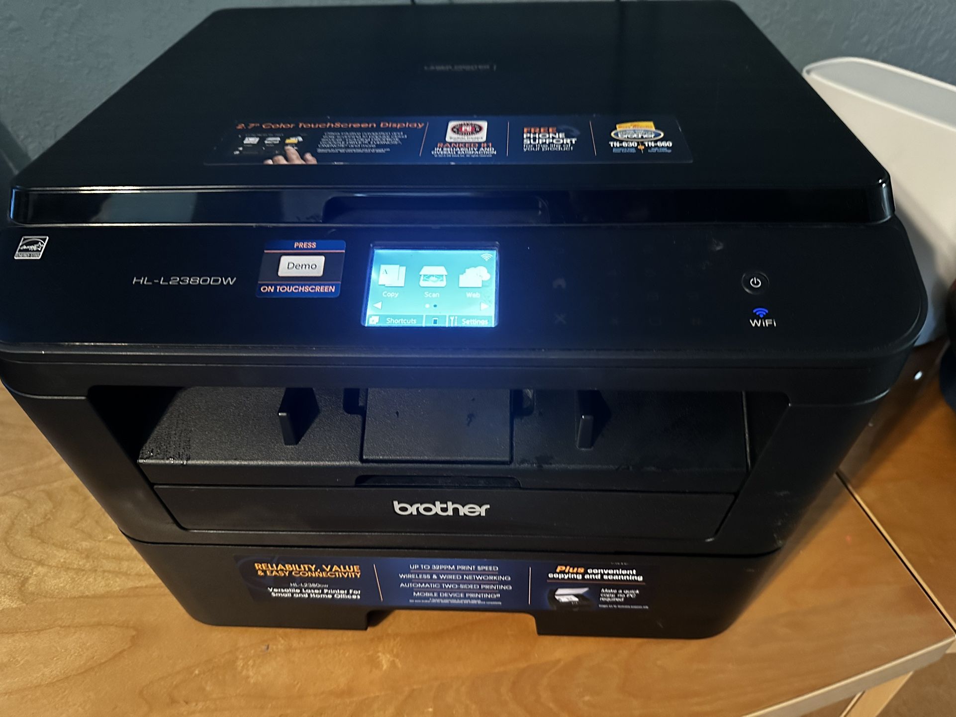 Brother HL-L2380DW Wireless Laser Printer/Copy/Scan