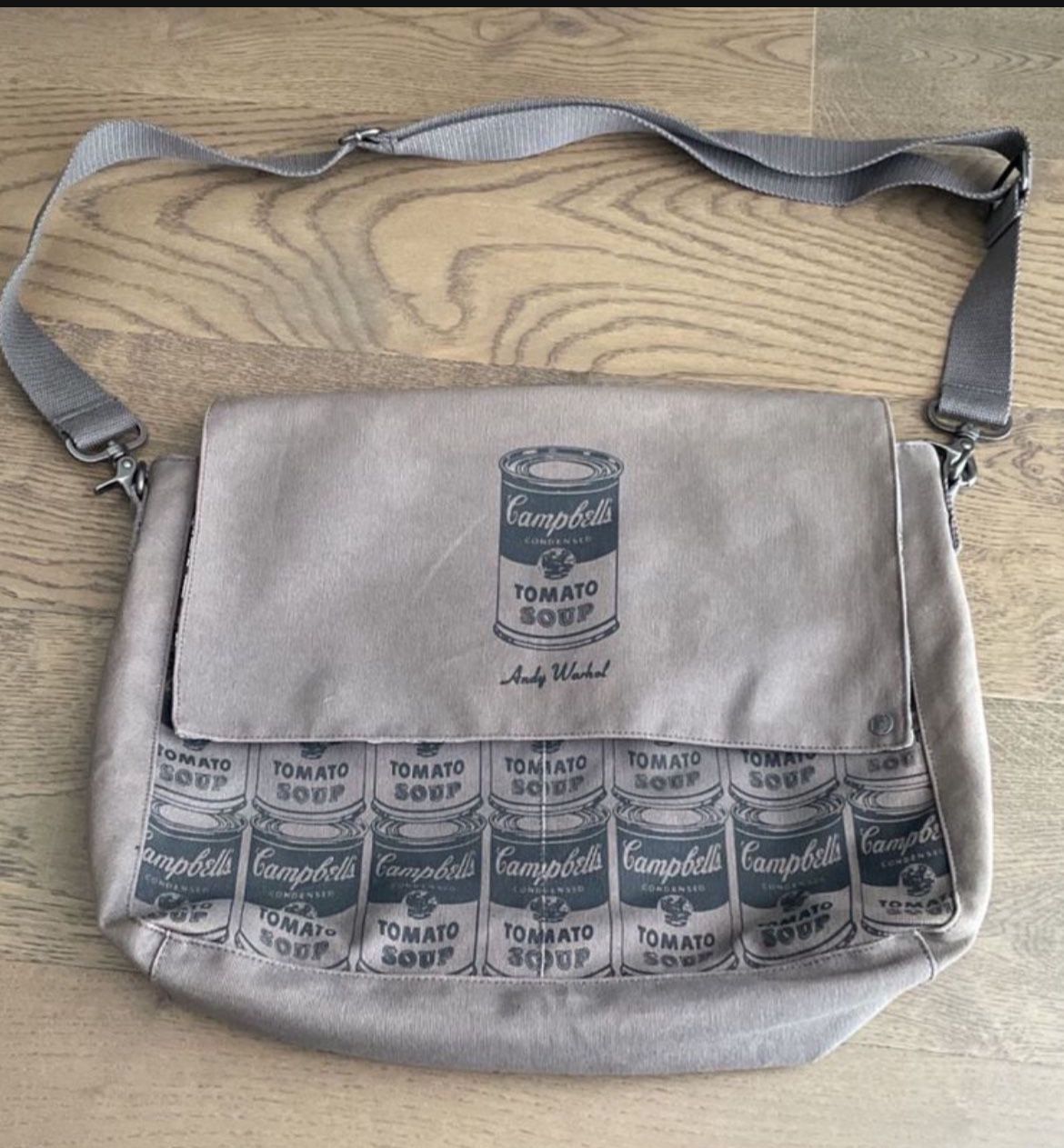 New! Andy Warhol Campbell’s Soup Messenger Bag